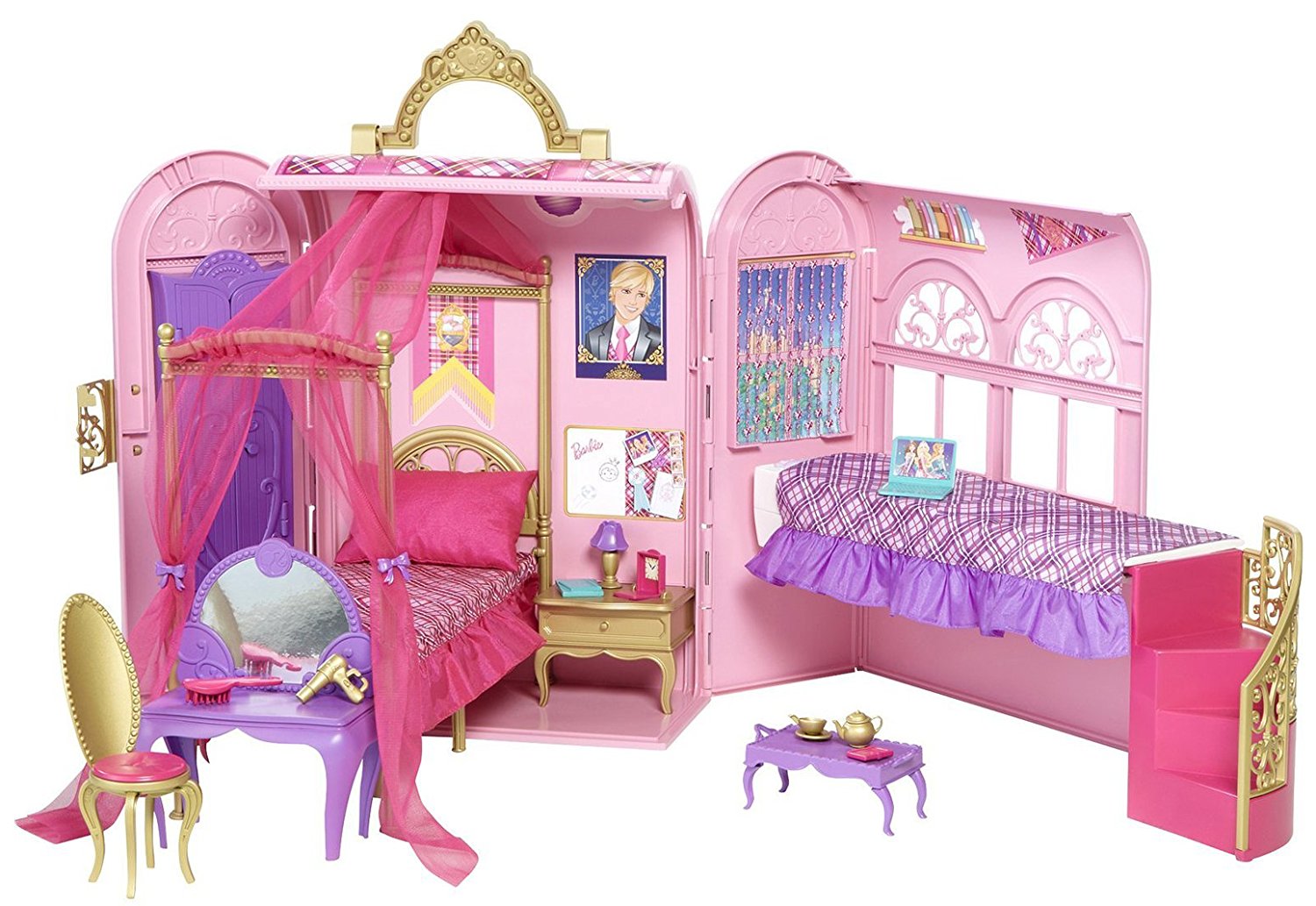 Barbie Escola de Princesas Princess Charm School Princess Playset - Bebe  Importados Miami